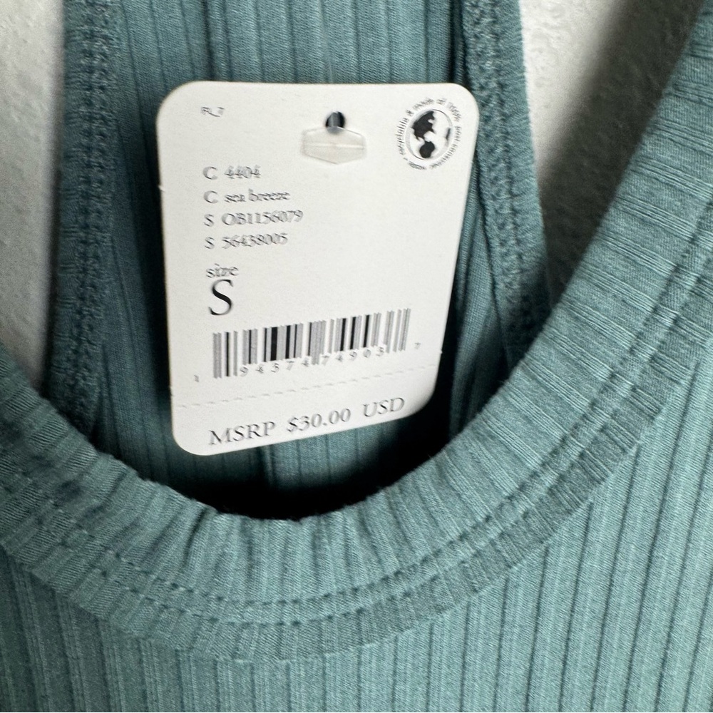 Intimately Free People Teal Ribbed thong‎ Bodysuit - Picture 3 of 9